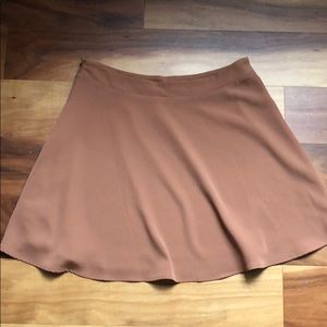 Neutral color mini skirt size large